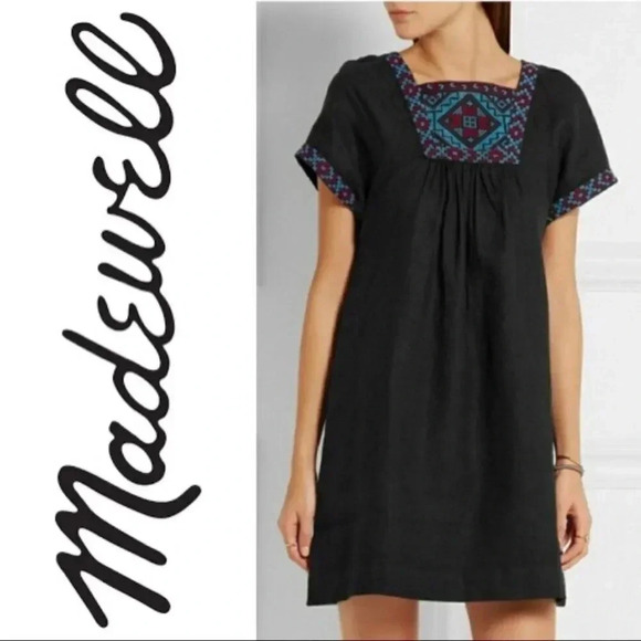 Madewell Wander Black Dress - Picture 1 of 13